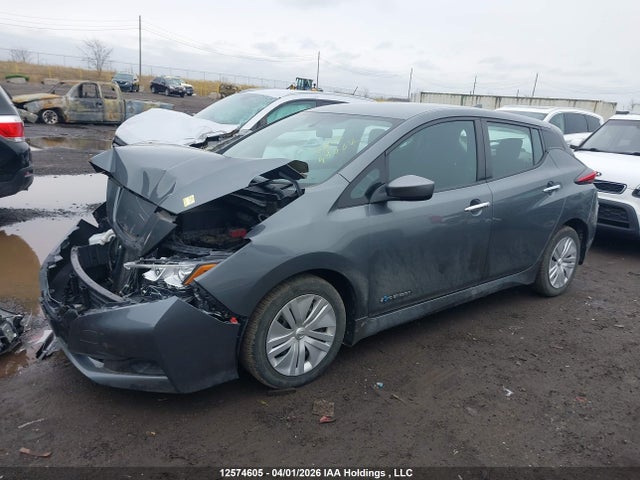 12574605 :رقم المزاد ، 1N4AZ1CP6JC304237 vin ، 2018 Nissan Leaf S/sv/sl مزاد بيع