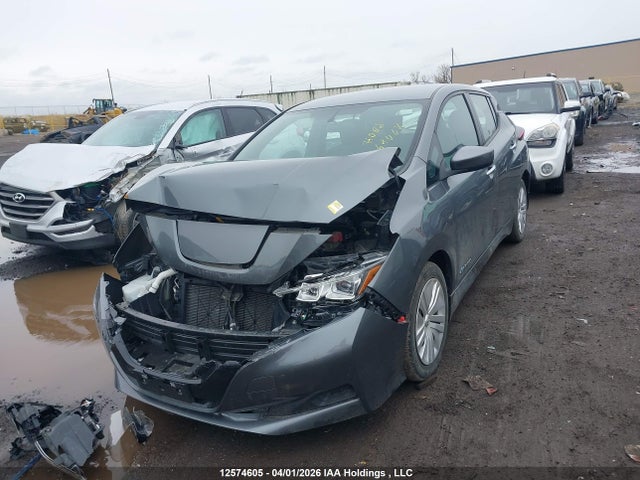 12574605 :رقم المزاد ، 1N4AZ1CP6JC304237 vin ، 2018 Nissan Leaf S/sv/sl مزاد بيع