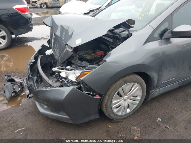 12574605 :رقم المزاد ، 1N4AZ1CP6JC304237 vin ، 2018 Nissan Leaf S/sv/sl مزاد بيع