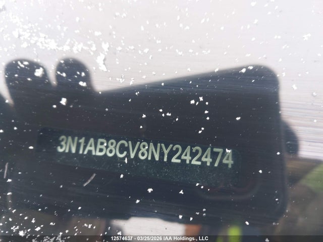 3N1AB8CV8NY242474 Nissan SENTRA SV