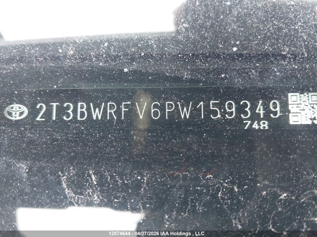 2023 Toyota Rav4 Le მანქანა იყიდება აუქციონზე, vin: 2T3BWRFV6PW159349, აუქციონის ნომერი: 12574644