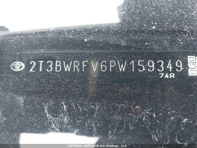 2023 Toyota Rav4 Le მანქანა იყიდება აუქციონზე, vin: 2T3BWRFV6PW159349, აუქციონის ნომერი: 12574644