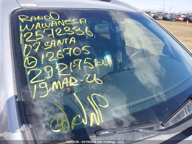 Aukcja sprzedaży 2007 Hyundai Santa Fe Gls, vin: 5NMSH73E37H126705, numer aukcji: 12572336