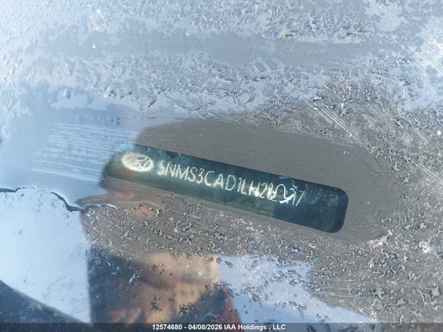 12574680 :رقم المزاد ، 5NMS3CAD1LH200117 vin ، 2020 Hyundai Santa Fe Preferred Awd مزاد بيع