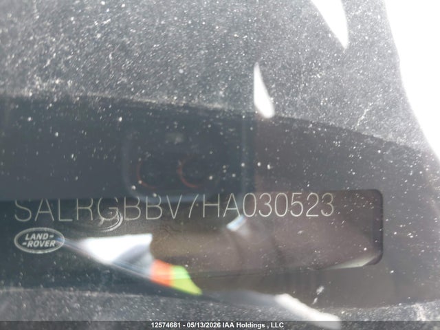 SALRGBBV7HA030523 Land Rover Discovery Se