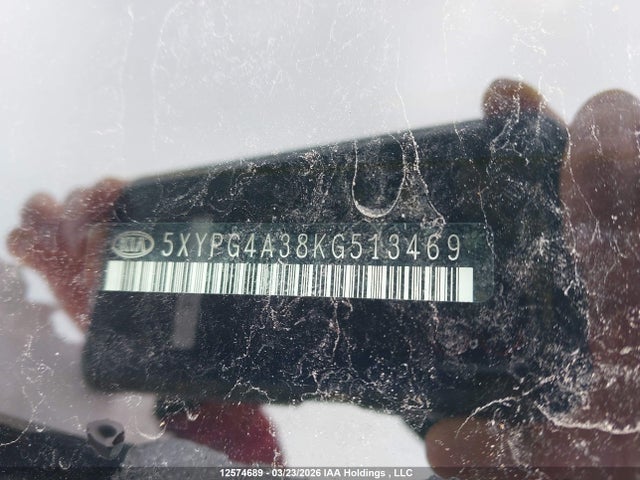 5XYPG4A38KG513469 KIA Sorento 2.4l Lx