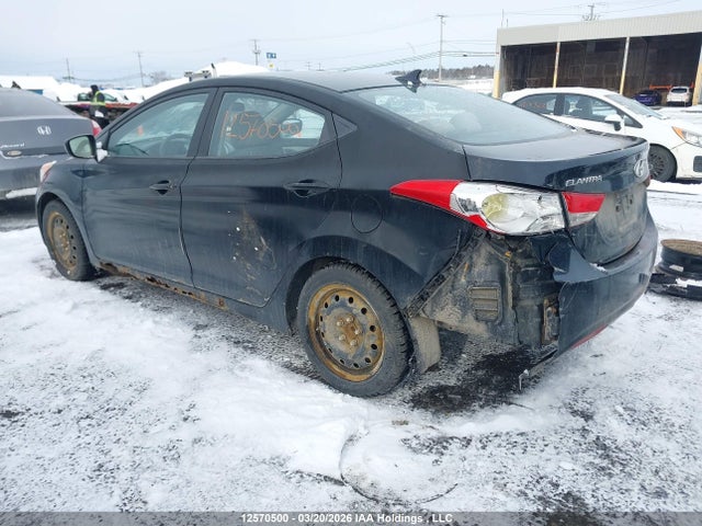 12570500 :رقم المزاد ، 5NPDH4AE1CH100904 vin ، 2012 Hyundai Elantra Gl مزاد بيع