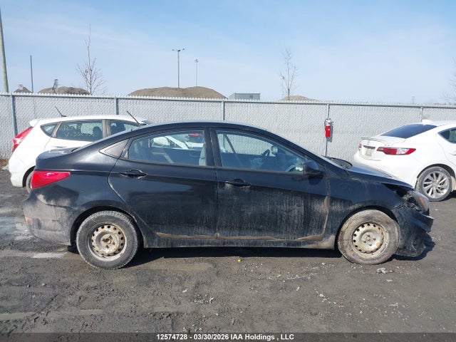 12574728 :رقم المزاد ، KMHCT4AE1DU553580 vin ، 2013 Hyundai Accent Gls/gs مزاد بيع