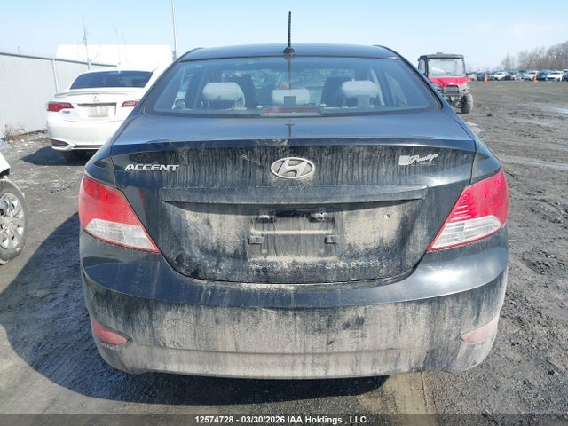 12574728 :رقم المزاد ، KMHCT4AE1DU553580 vin ، 2013 Hyundai Accent Gls/gs مزاد بيع