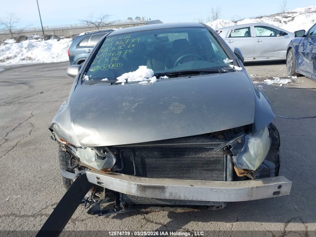 2006 Honda Civic Lx მანქანა იყიდება აუქციონზე, vin: 2HGFA16516H016875, აუქციონის ნომერი: 12574739