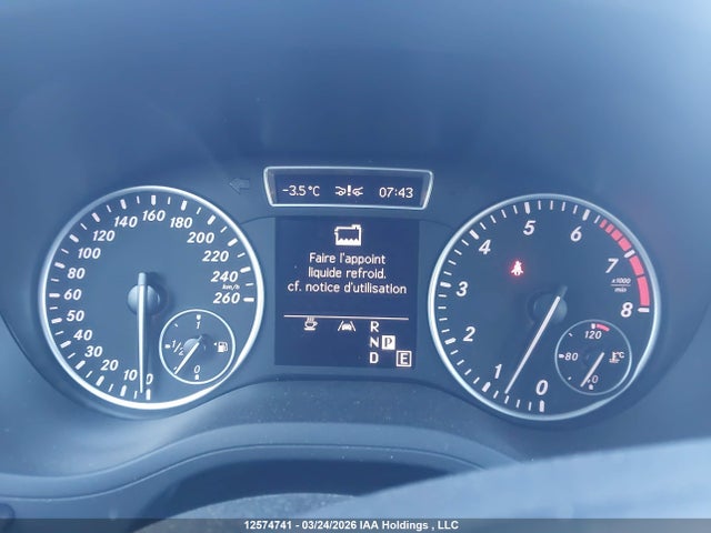 12574741 :رقم المزاد ، WDDMH4EB2DJ157465 vin ، 2013 Mercedes-benz B250 مزاد بيع