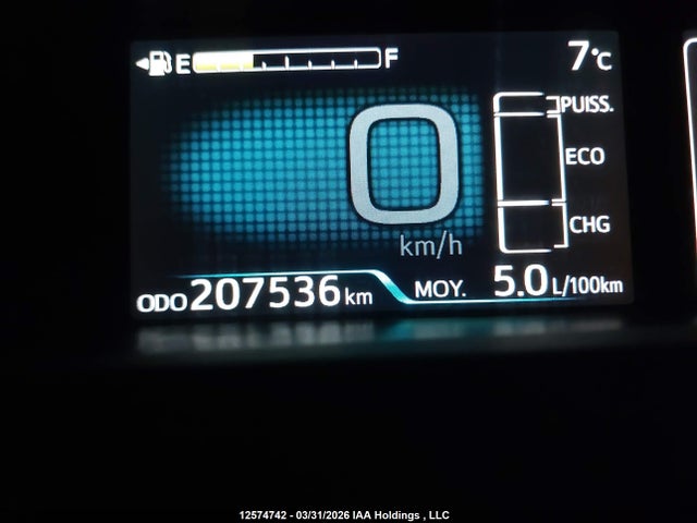 12574742 :رقم المزاد ، JTDKAMFP3M3163778 vin ، 2021 Toyota Prius مزاد بيع
