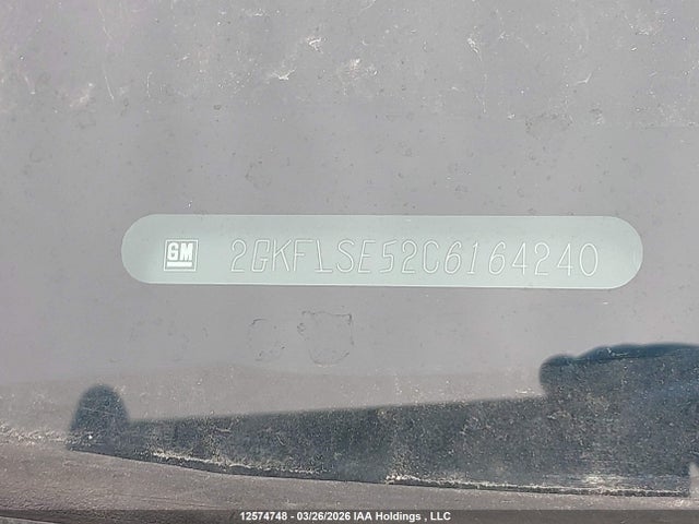 2012 Gmc Terrain Sle-2 მანქანა იყიდება აუქციონზე, vin: 2GKFLSE52C6164240, აუქციონის ნომერი: 12574748