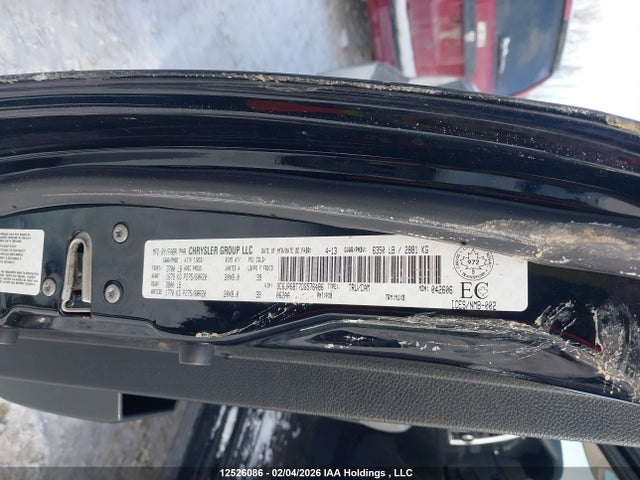 Aukcja sprzedaży 2013 Ram 1500 Slt, vin: 3C6JR6BT7DG576486, numer aukcji: 12526086