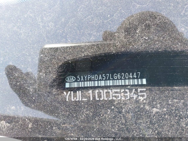 5XYPHDA57LG620447 KIA Sorento 3.3l Ex/3.3l Ex+