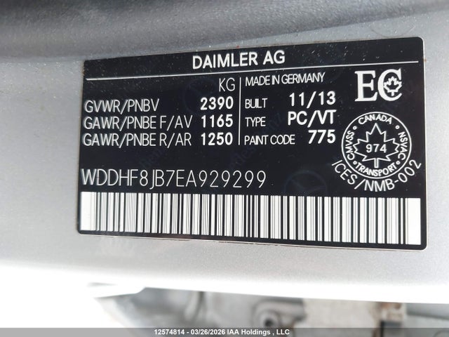 Продажа на аукционе авто 2014 Mercedes-benz E 350 4matic, vin: WDDHF8JB7EA929299, номер лота: 12574814