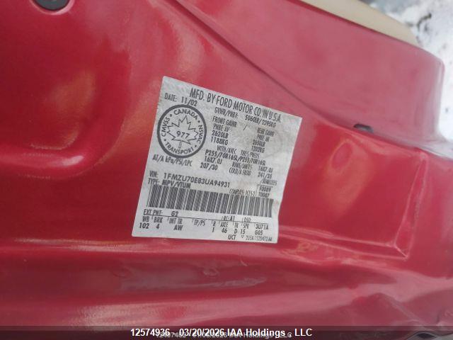 Aukcja sprzedaży 2003 Ford Explorer Sport Xlt, vin: 1FMZU70E83UA94931, numer aukcji: 12574936