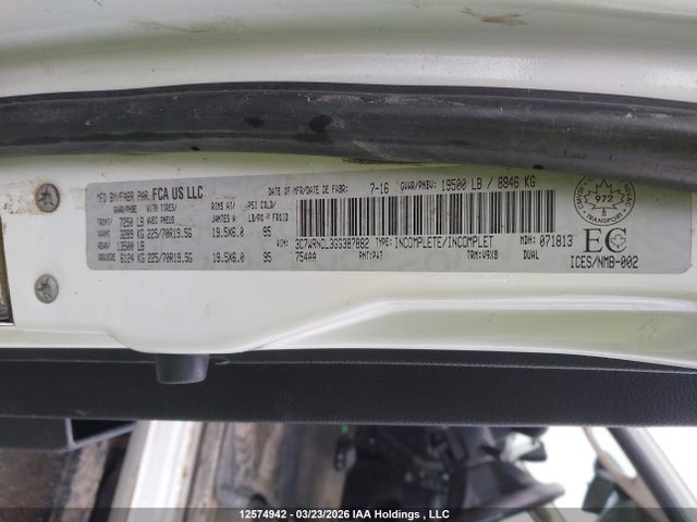 3C7WRNCL3GG387882 RAM 5500 Chassis St/slt