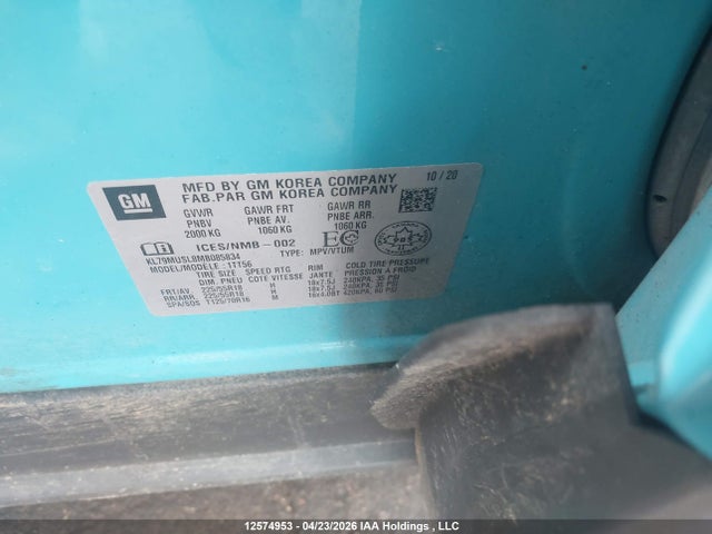 KL79MUSL8MB085834 Chevrolet Trailblazer Rs