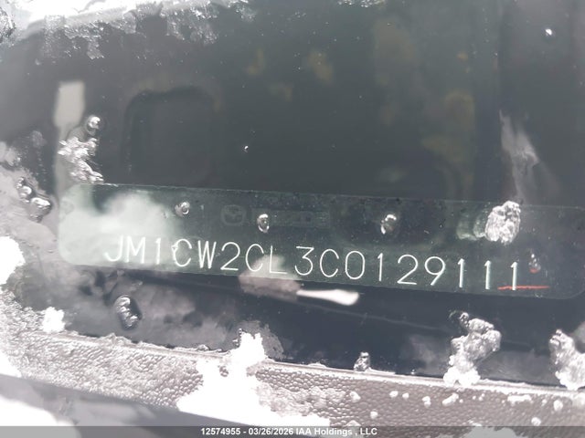 12574955 :رقم المزاد ، JM1CW2CL3C0129111 vin ، 2012 Mazda 5 مزاد بيع