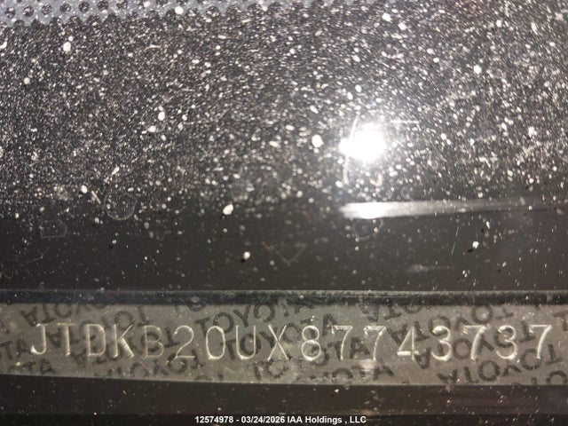 Продаж на аукціоні авто 2008 Toyota Prius, vin: JTDKB20UX87743737, номер лоту: 12574978