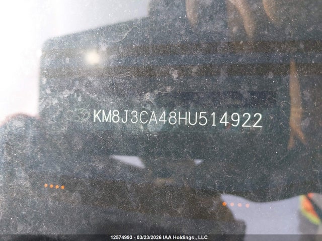 Продаж на аукціоні авто 2017 Hyundai Tucson Limited/sport And Eco/se, vin: KM8J3CA48HU514922, номер лоту: 12574993