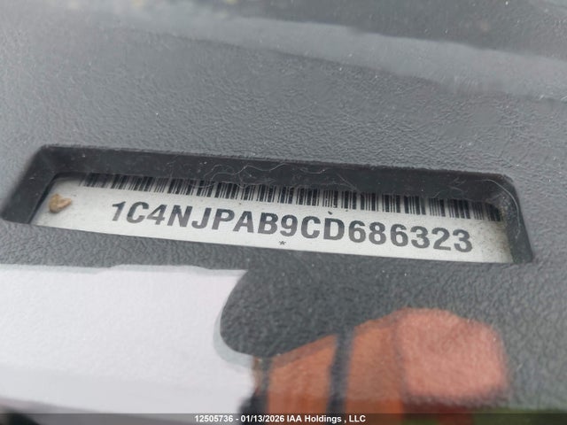 Продаж на аукціоні авто 2012 Jeep Patriot Sport/north, vin: 1C4NJPAB9CD686323, номер лоту: 12505736