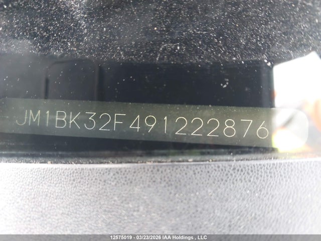 Aukcja sprzedaży 2009 Mazda 3 I, vin: JM1BK32F491222876, numer aukcji: 12575019