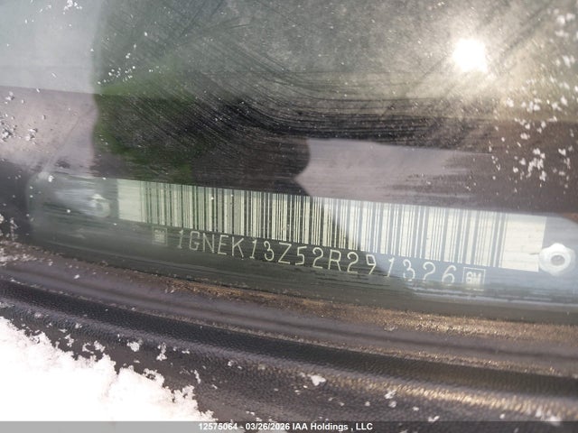 Aukcja sprzedaży 2002 Chevrolet Tahoe Bph Pkg./ls/lt, vin: 1GNEK13Z52R291326, numer aukcji: 12575064