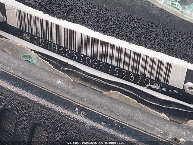 2002 Gmc Sierra K2500 Heavy Duty მანქანა იყიდება აუქციონზე, vin: 1GTHK23102F159310, აუქციონის ნომერი: 12575090