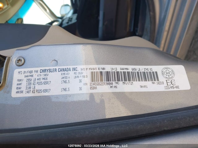 Aukcja sprzedaży 2014 Dodge Grand Caravan Se, vin: 2C4RDGBG2ER184840, numer aukcji: 12575092