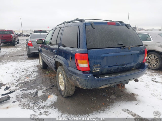 2000 Jeep Grand Cherokee Limited მანქანა იყიდება აუქციონზე, vin: 1J4GW58N8YC361622, აუქციონის ნომერი: 12548666