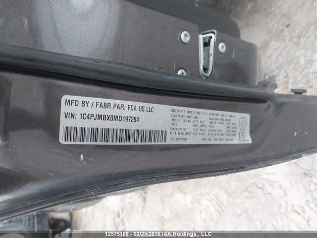 1C4PJMBX0MD197294 Jeep Cherokee Trailhawk