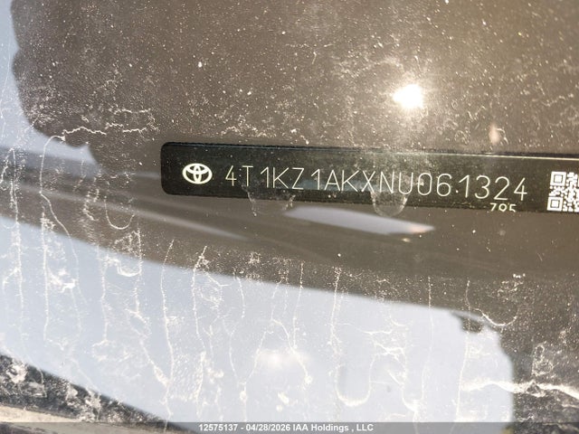 4T1KZ1AKXNU061324 Toyota Camry Xse V6