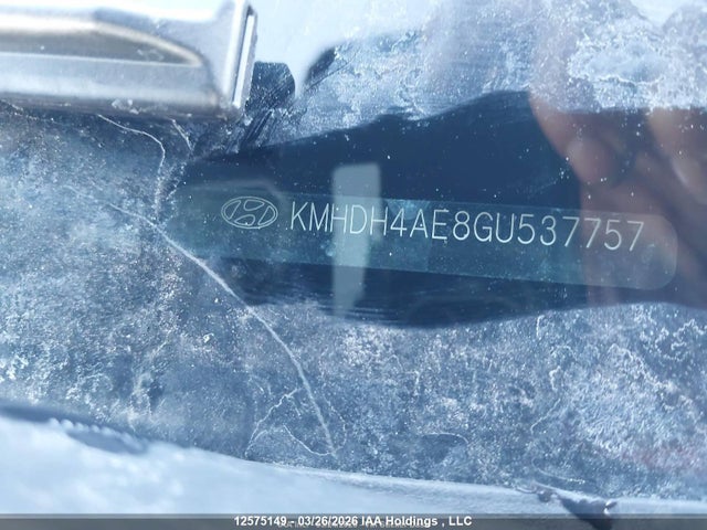 KMHDH4AE8GU537757 Hyundai Elantra Sport Appearance