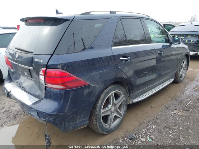 12575161 :رقم المزاد ، 4JGDA2EBXGA689582 vin ، 2016 Mercedes-benz Gle 350d 4matic مزاد بيع