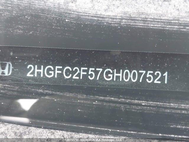 Продаж на аукціоні авто 2016 Honda Civic Lx, vin: 2HGFC2F57GH007521, номер лоту: 12575178
