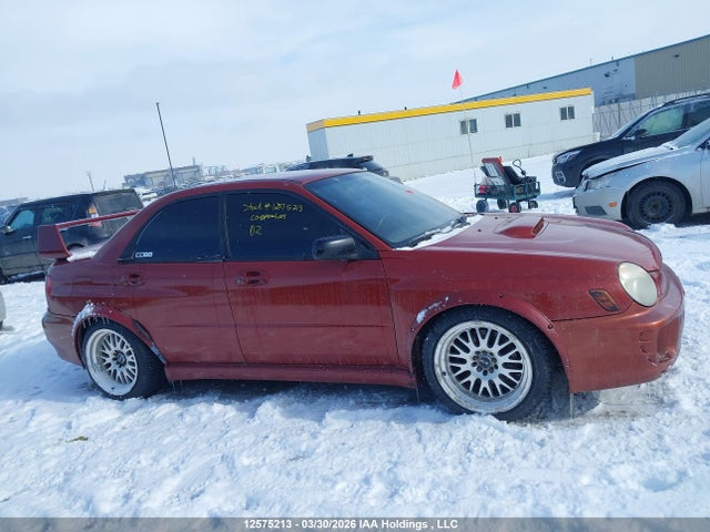 12575213 :رقم المزاد ، JF1GD29682G516323 vin ، 2002 Subaru Impreza Wrx مزاد بيع