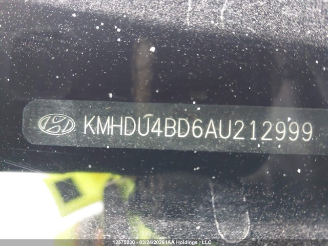 12575230 :رقم المزاد ، KMHDU4BD6AU212999 vin ، 2010 Hyundai Elantra Gl مزاد بيع