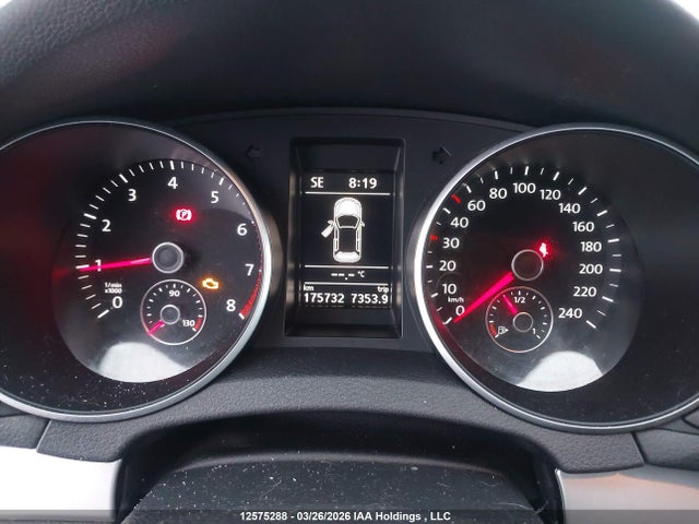 12575288 :رقم المزاد ، WVWCA7AJ3DW119562 vin ، 2013 Volkswagen Golf 2.5l Comfortline/2.5l Highline/2.5l Trendline/wolfsburg Edition 2.5l مزاد بيع