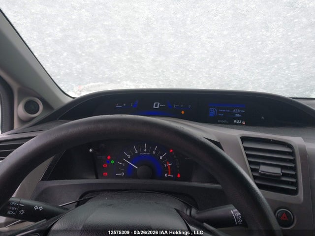 2012 Honda Civic Lx მანქანა იყიდება აუქციონზე, vin: 2HGFG3B49CH006744, აუქციონის ნომერი: 12575309