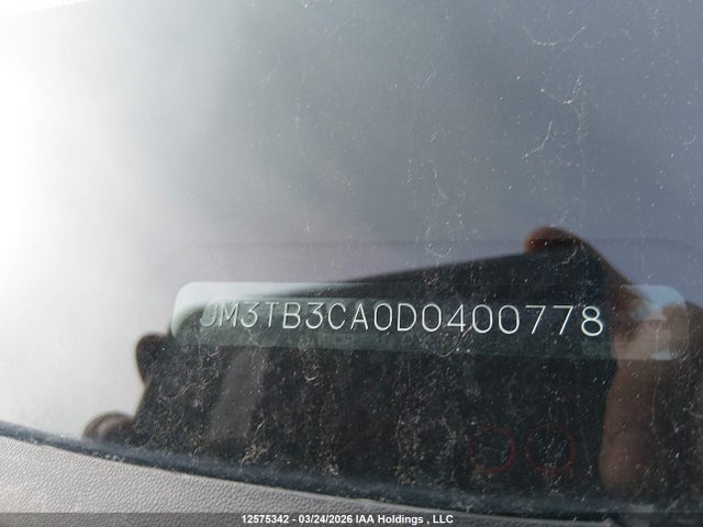 12575342 :رقم المزاد ، JM3TB3CA0D0400778 vin ، 2013 Mazda Cx-9 Gs مزاد بيع