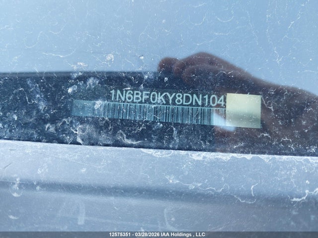 2013 Nissan Nv Cargo Nv2500 Hd S V6/sv V6 მანქანა იყიდება აუქციონზე, vin: 1N6BF0KY8DN104557, აუქციონის ნომერი: 12575351