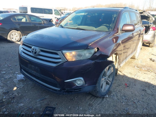 12575359 :رقم المزاد ، 5TDBK3EH3DS206676 vin ، 2013 Toyota Highlander V6 مزاد بيع