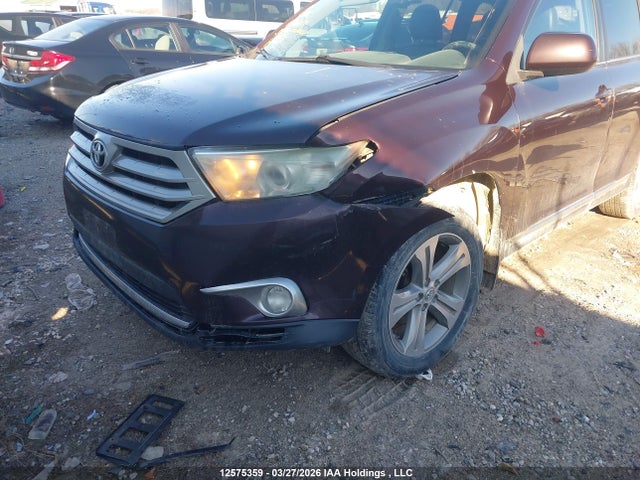12575359 :رقم المزاد ، 5TDBK3EH3DS206676 vin ، 2013 Toyota Highlander V6 مزاد بيع