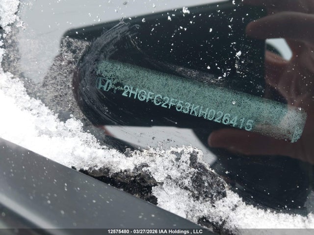 2019 Honda Civic მანქანა იყიდება აუქციონზე, vin: 2HGFC2F53KH026415, აუქციონის ნომერი: 12575480