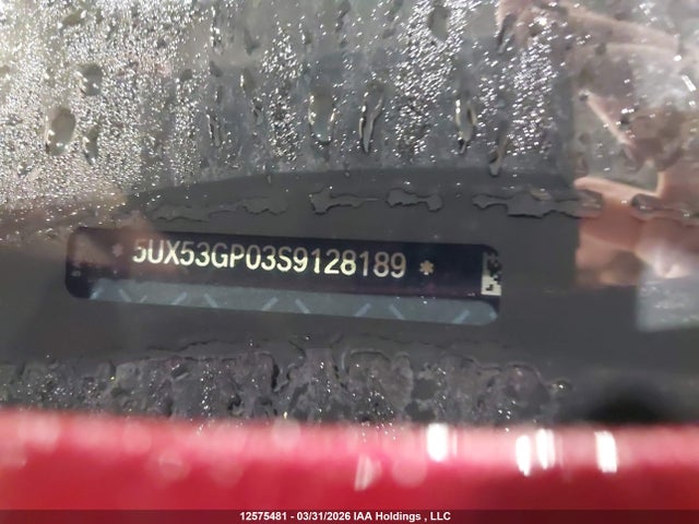 2025 Bmw X3 30 Xdrive მანქანა იყიდება აუქციონზე, vin: 5UX53GP03S9128189, აუქციონის ნომერი: 12575481