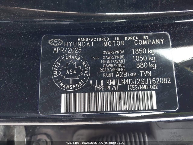 KMHLN4DJ2SU162082 Hyundai ELANTRA HYBRID