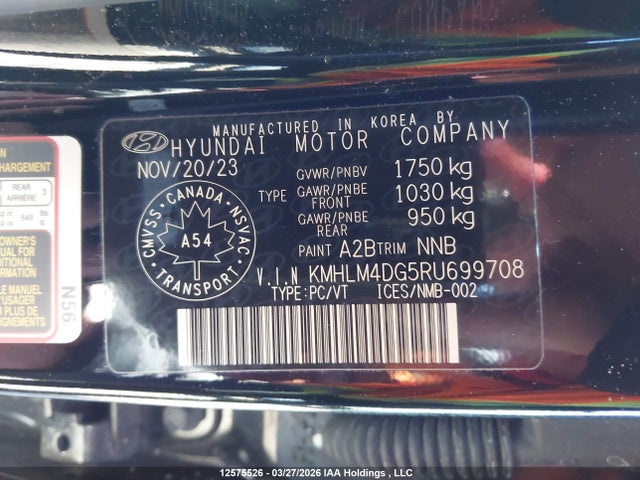 Hyundai Elantra Preferred 2024 KMHLM4DG5RU699708 Image 9