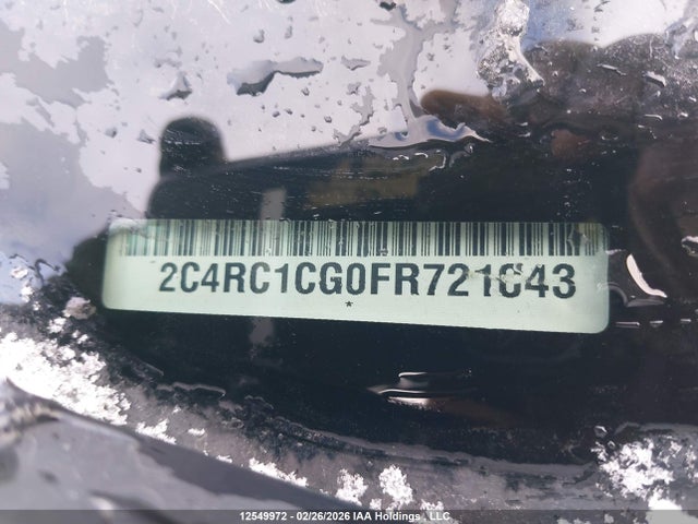 2015 Chrysler Town & Country Touring მანქანა იყიდება აუქციონზე, vin: 2C4RC1CG0FR721043, აუქციონის ნომერი: 12549972